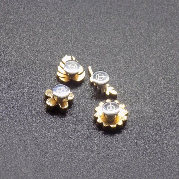 Thom Olson Watch Charms for Band Flower Floral Leaf Set of 4 new in box - Picture 4 of 5